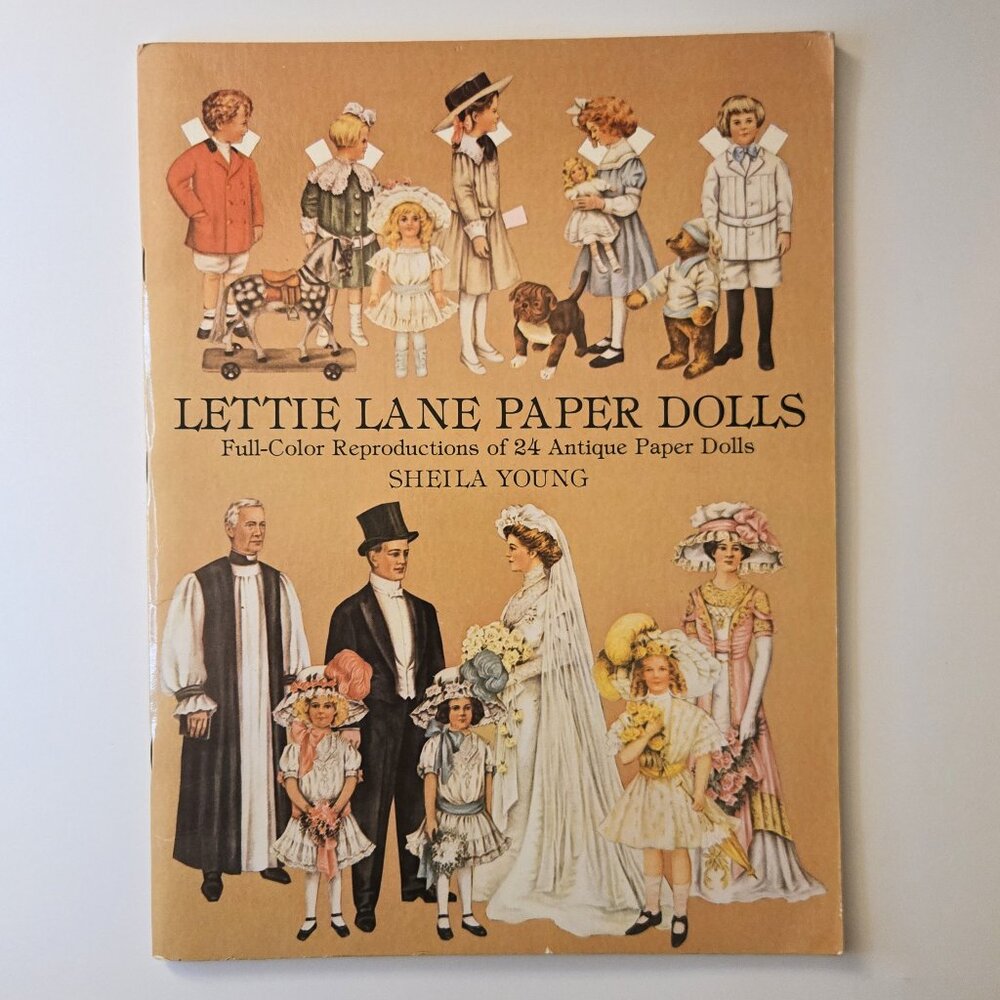 Rare 1981 Lettie Lane Paper Dolls | First Edition | Uncut Dover